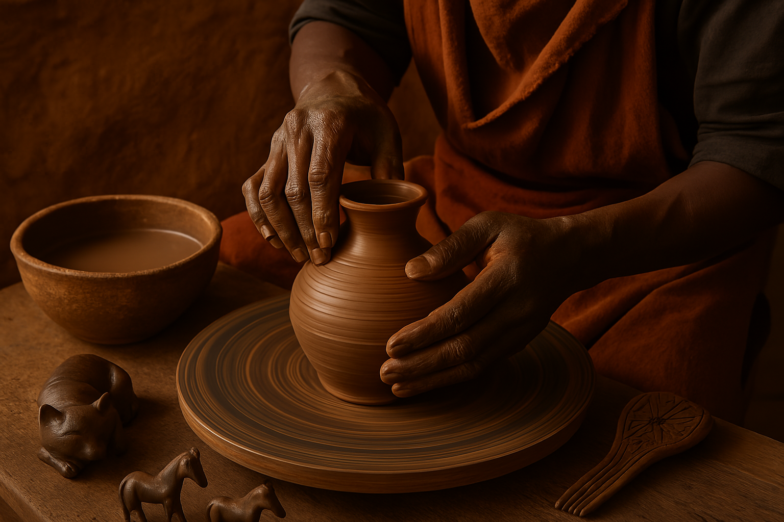 Traditional pottery